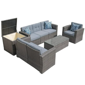JOIVI Outdoor Furniture Set, 8 Piece Patio